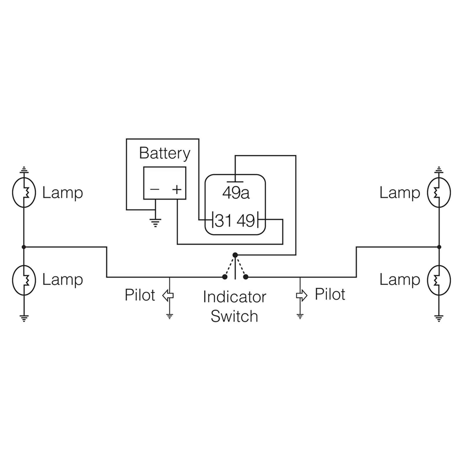 Narva Flasher Elec 12V 3Pin Load Sen