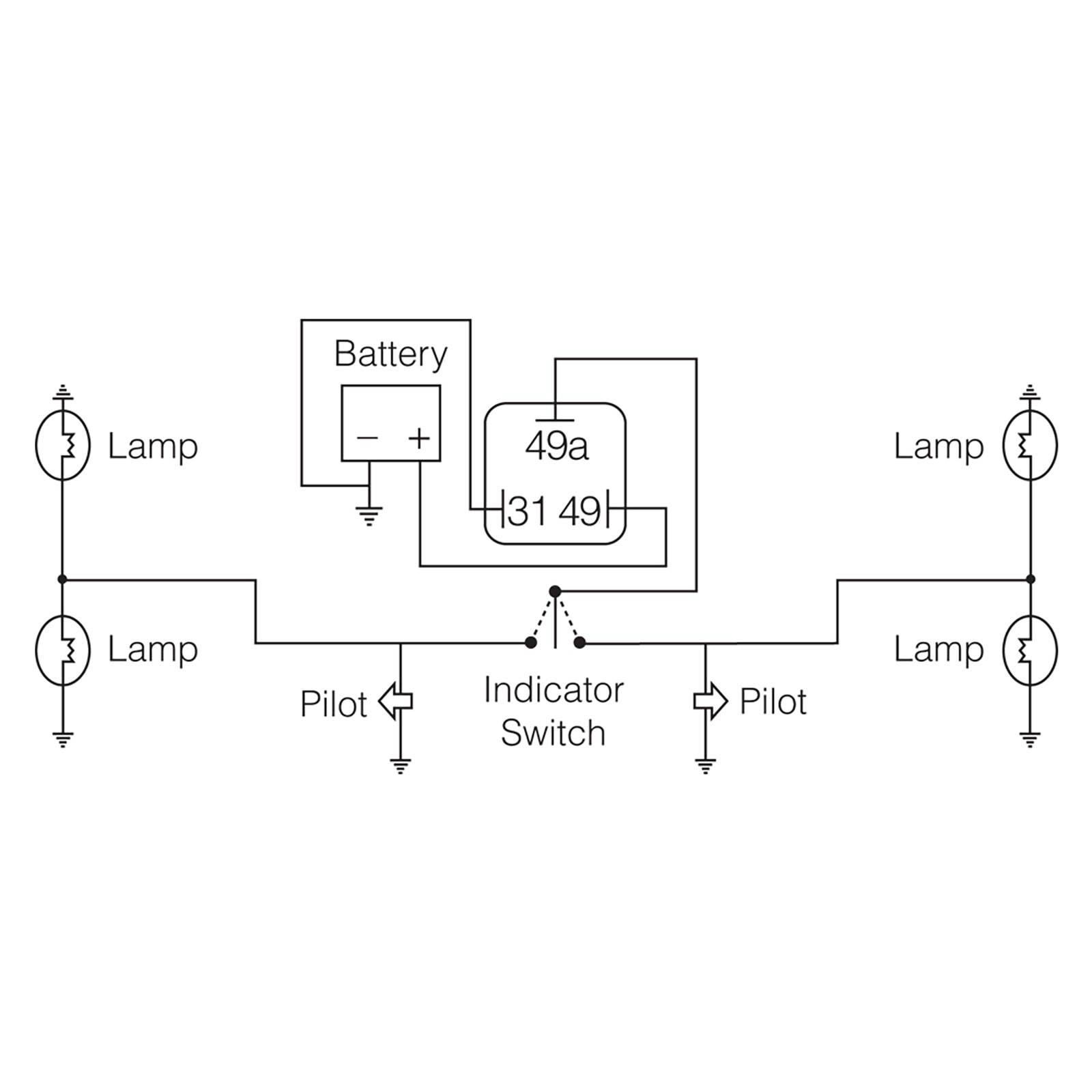 Narva Flasher Elec 12V 3Pin Led