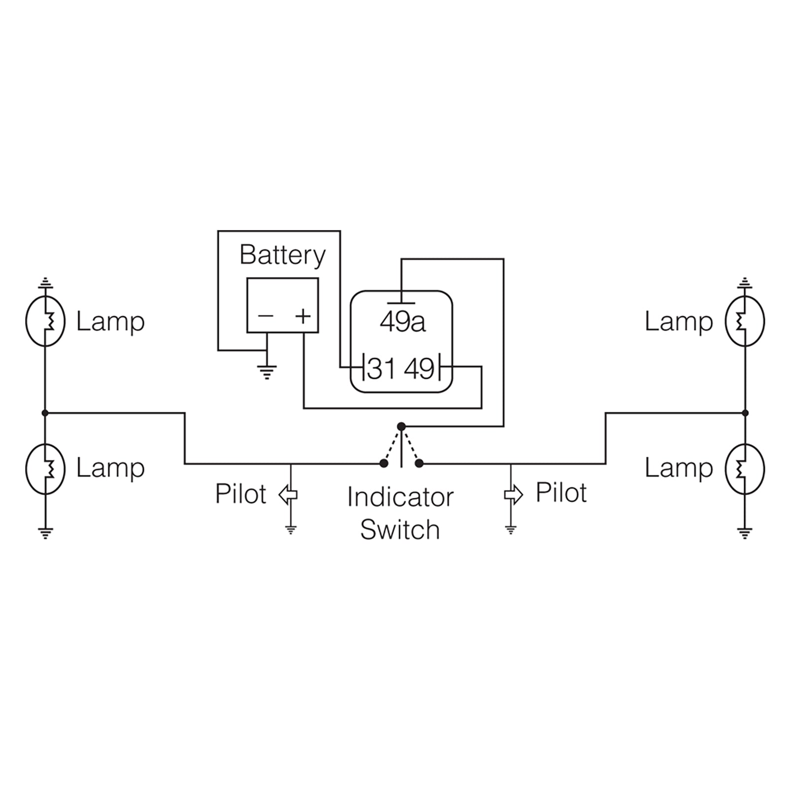 Narva Flasher 12V 3 Pin Led Type 1