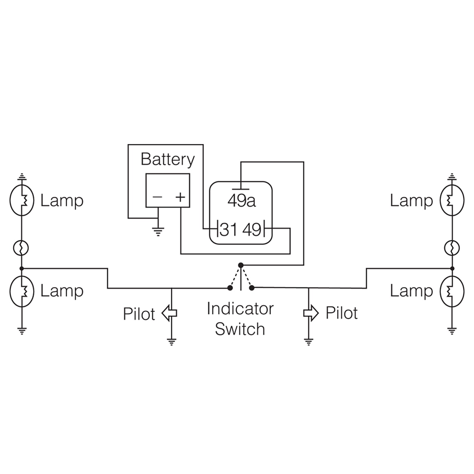 Narva Flasher 12V 3Pin Led Type 2