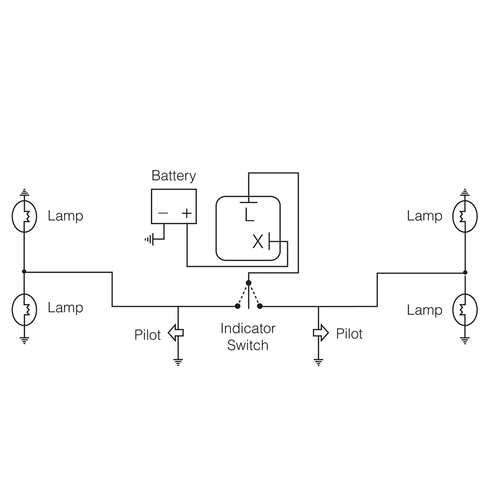 Narva Flasher Elec 24V 2 Pin Led