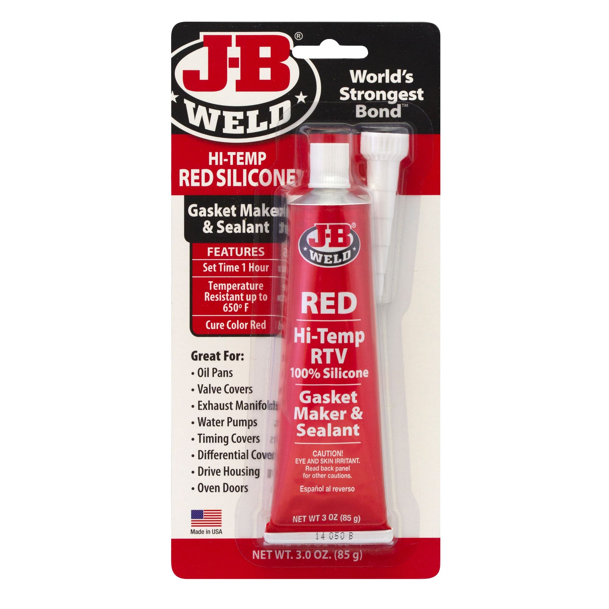 Jb Weld Red High Temp Rtv Silicone 85G