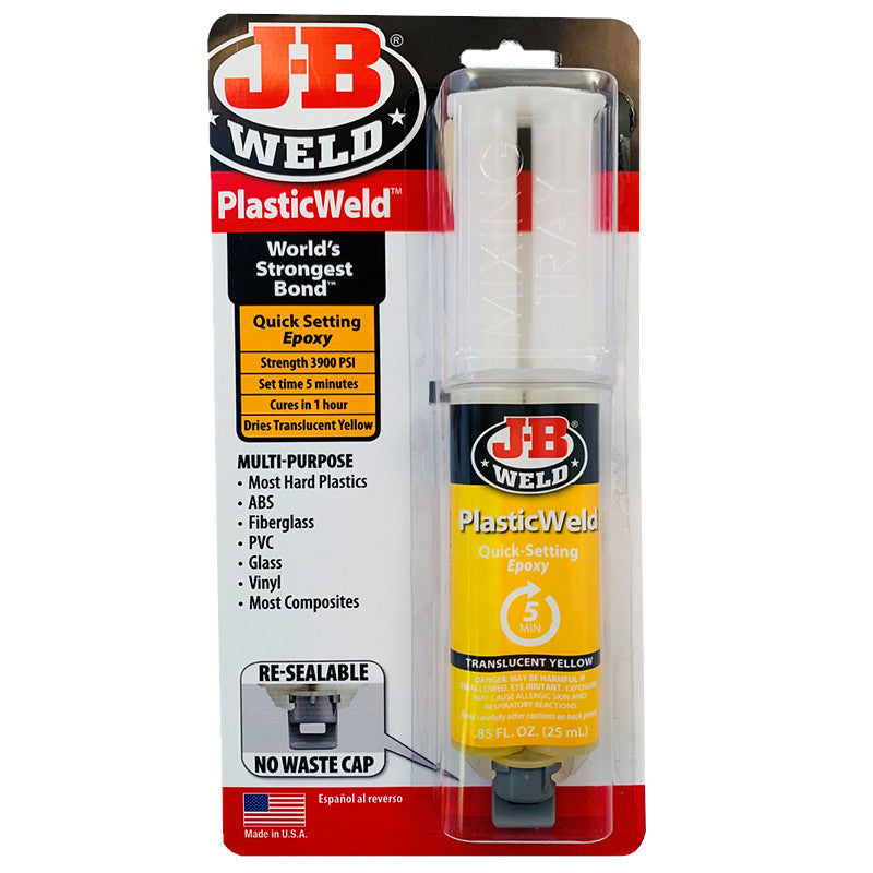 Jb Weld Plasticweld Epoxy Syringe