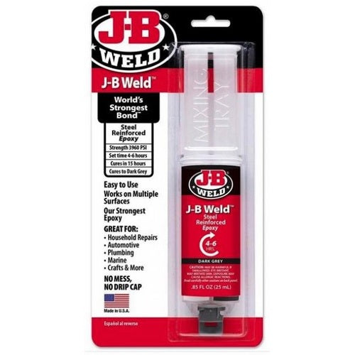 Cold Weld Steel Epoxy Syringe 25Ml