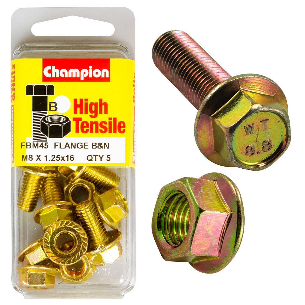 Champion Flange Bolt M8 X 16 B - Gr8.8