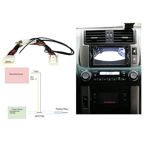 Aerpro Reverse Camera Retention Harness Toyota