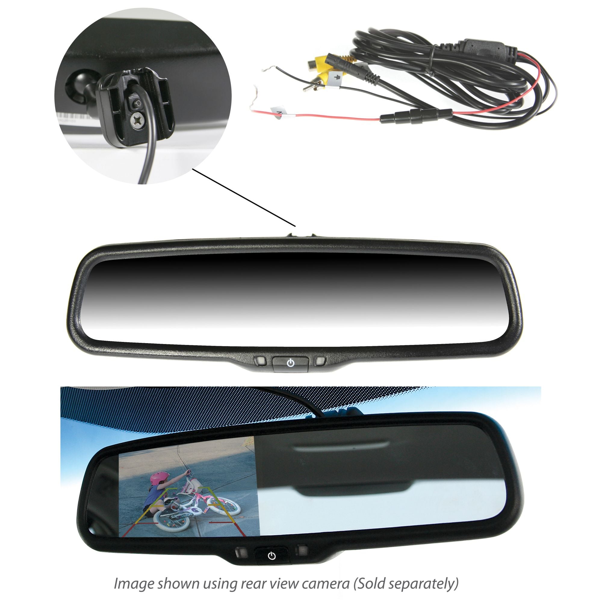 Oem Style Mirror With 4.3in Monitor