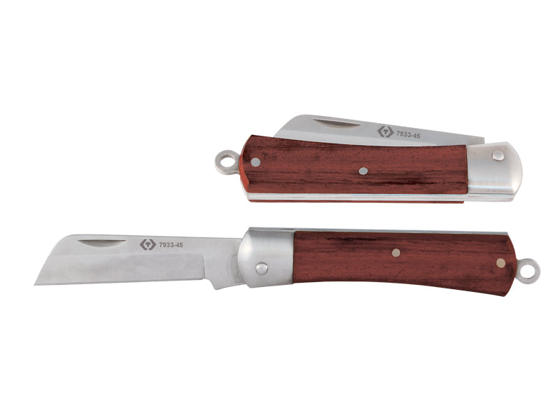 King Tony Electricians Knife Straight Blade 85mm