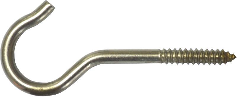 Hindley Screw Hook - Stainless Steel #802SS 4-7/16 inch