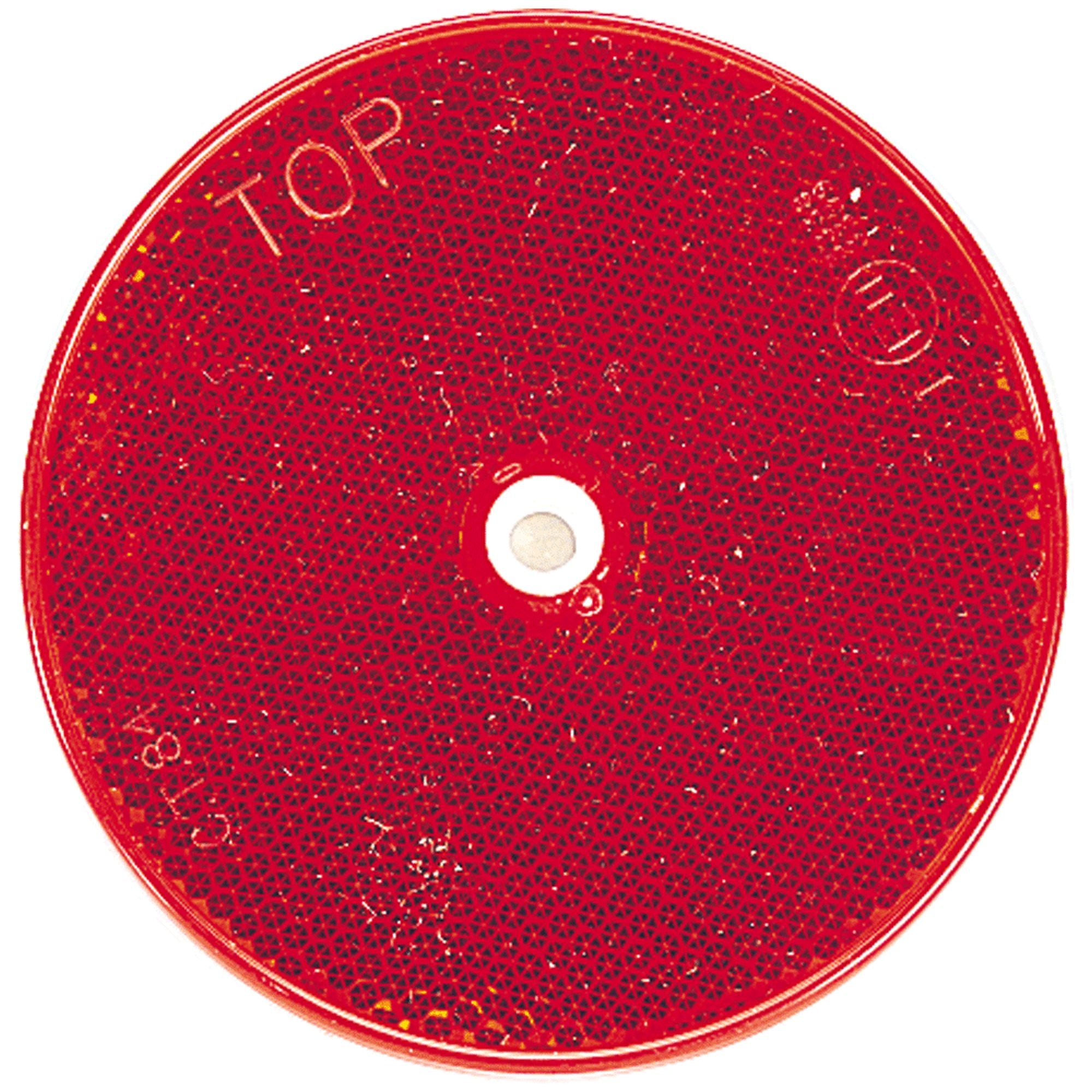 Narva Reflectr Red 84mm C/Fix Pk50
