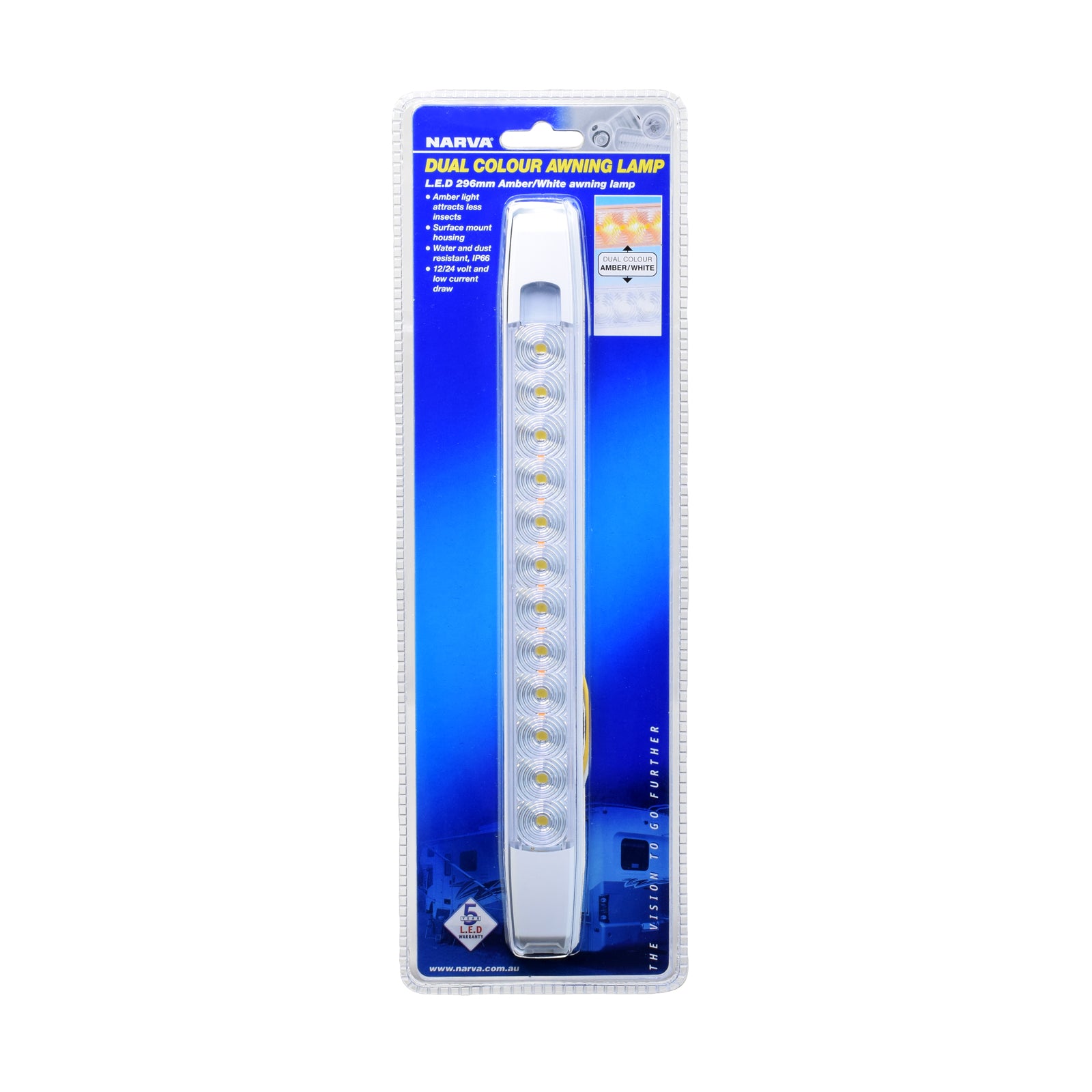 Lamp Awning 12V Led Dual Colour Bl