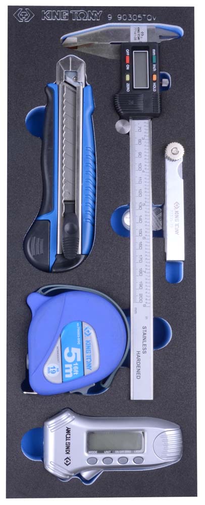 King Tony 5Pc Measuring Set in Tray