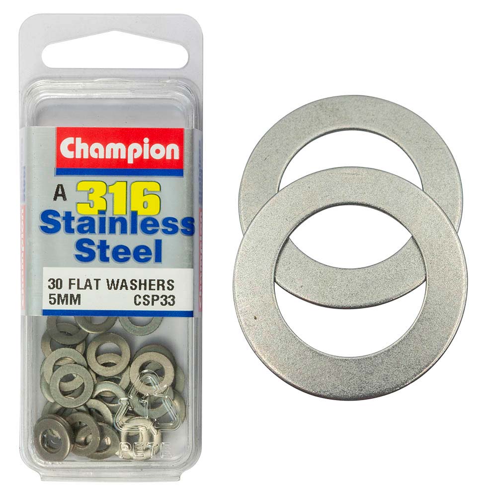 Champion 316/A4 M5 Flat Washer A