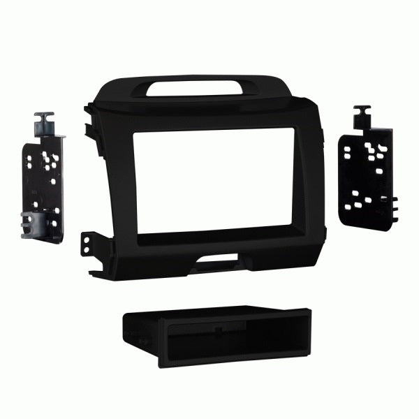 Fitting Kit Kia Sportage 2011 - 2016 Double Din Charcoal