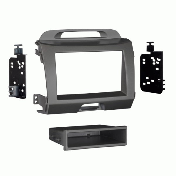 Fitting Kit Kia Sportage 2011 - 2016 Din & Double Din Grey