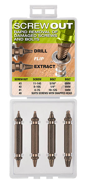Bordo 4Pce Extractor Set