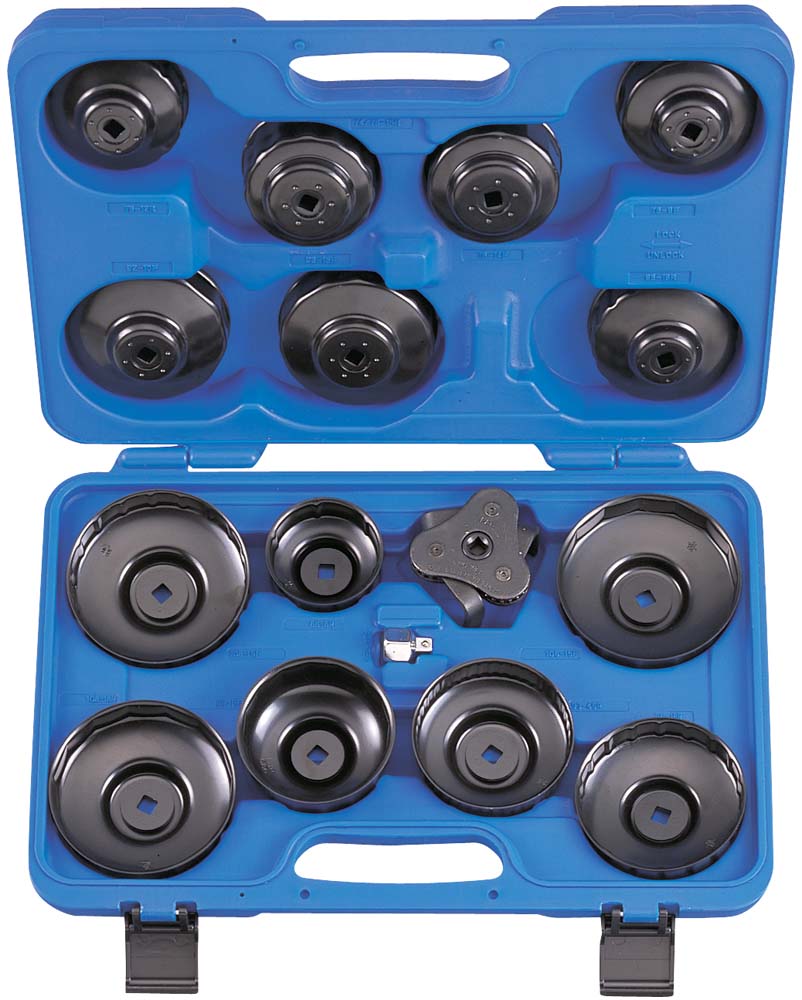 King Tony 16Pc Cup Type Oil Filter Wrench Set