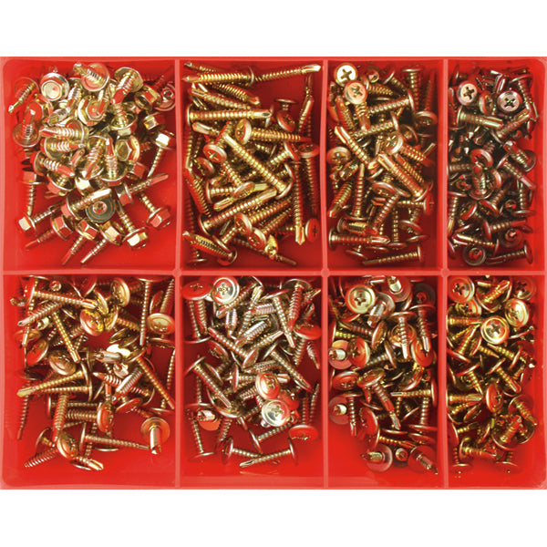 Champion 400Pc Self Drilling Screw Assortment