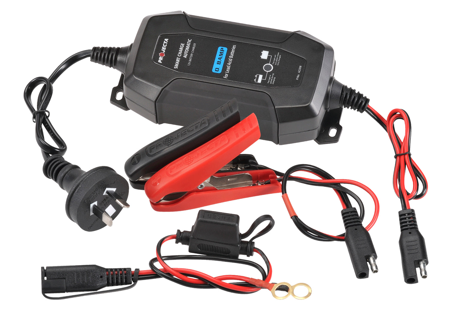 Battery Charger 0.8A 12V 4 Stage Projecta