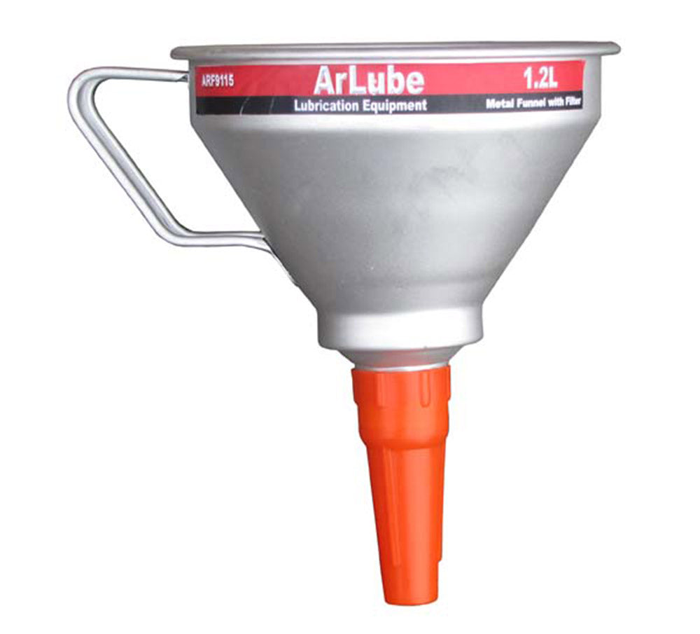 Arlube 1.2L Metal Funnel With Filter