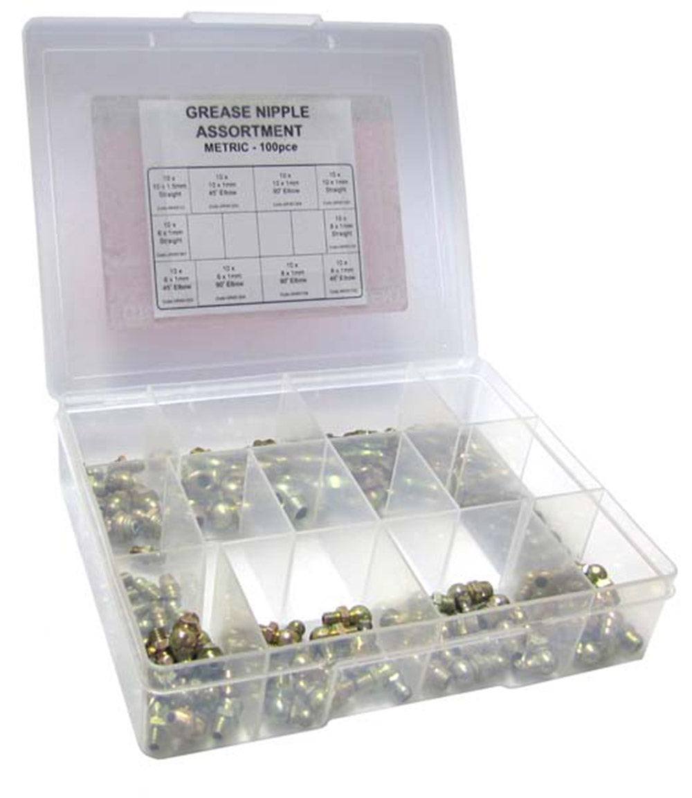 Arlube 100Pce Imperial G/Nipple Assortment Set