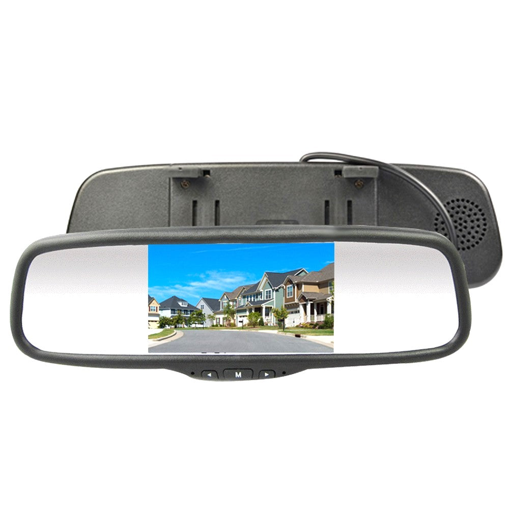 5in Avs Clip On Rear View Mirror Rca Lcd Monitor Universal