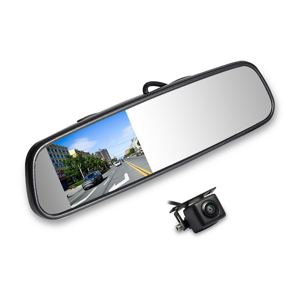 4in Autoview Mirror Kit Clip On With Camera