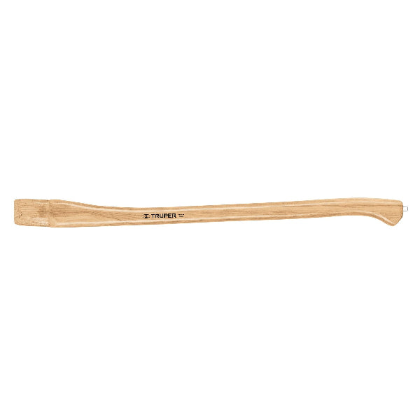 A hickory axe handle with a logo 'TRUPER' branded near the end.
