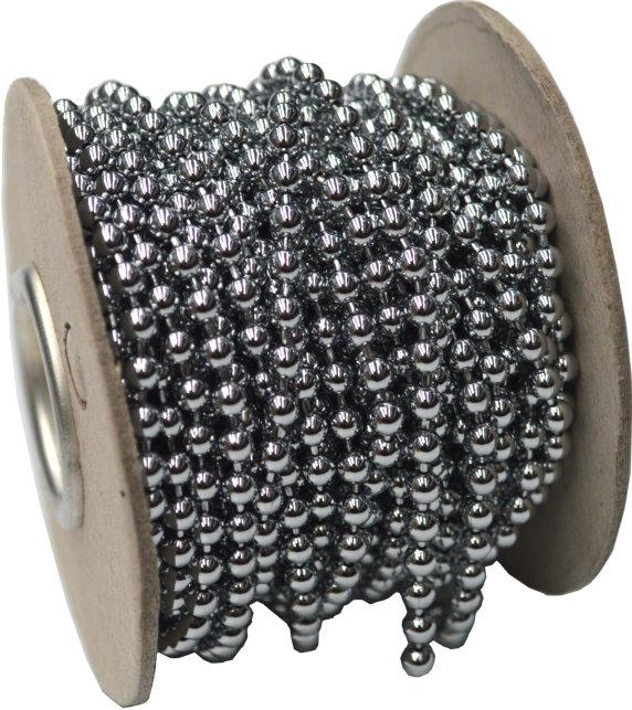 Hipkiss Ball Chain 10m Reel - CP on Brass #8