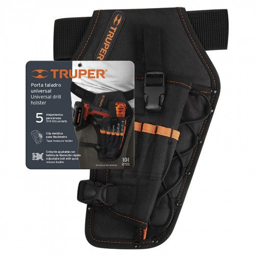 Truper BATTERY DRILL APRON 6 pocket w/TapeClip