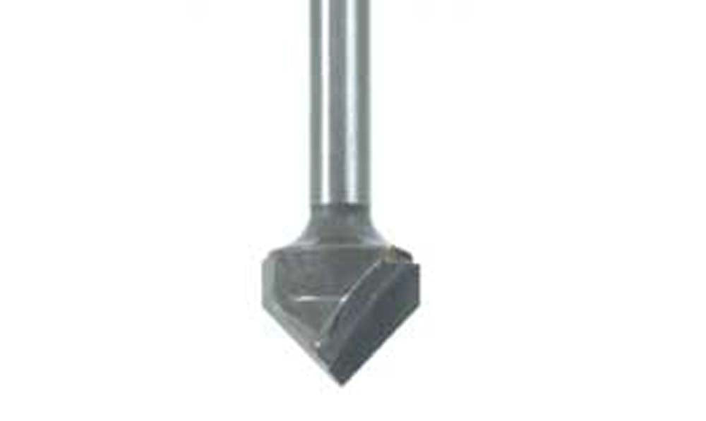 Blu-Mol Tct Router Bit 9.5mm V Groove