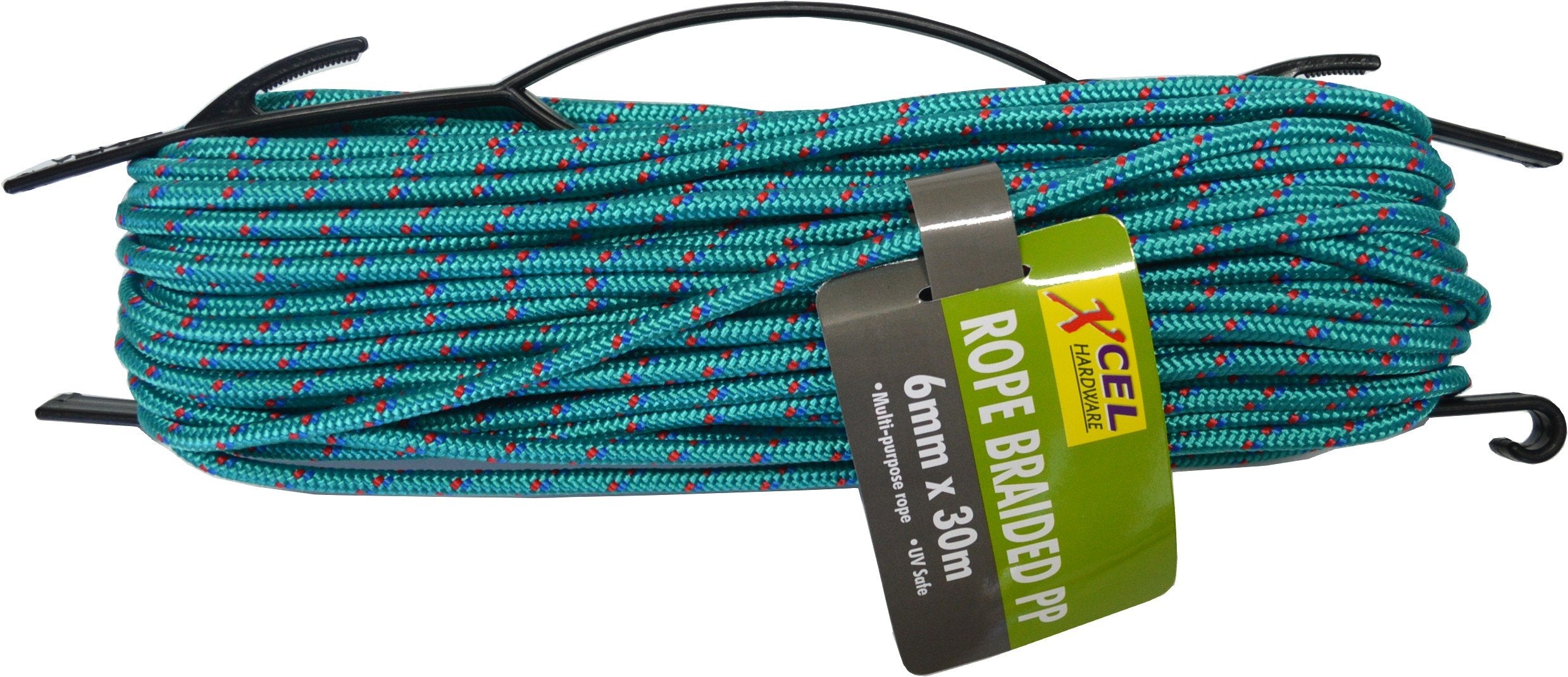 Xcel Rope - PP Braided 30m on Plastic Winder 6mm