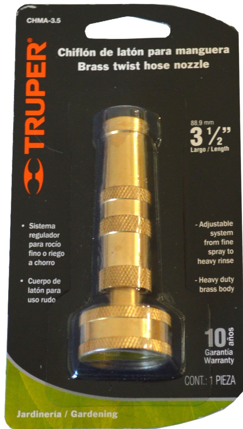 Truper Hose Director Nozzle - Brass