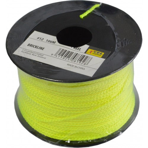 Xcel Braided Brick/Builders Line on Reel #12 100m