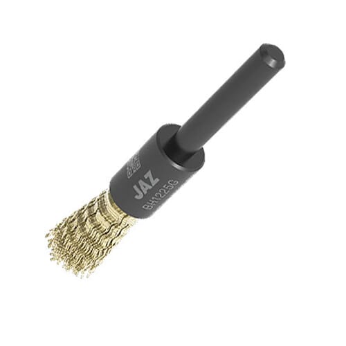 Jaz End Brush 12mm x 25mm x 0.4mm - 6mm Shank - Coated Steel Loose BRUE-1225