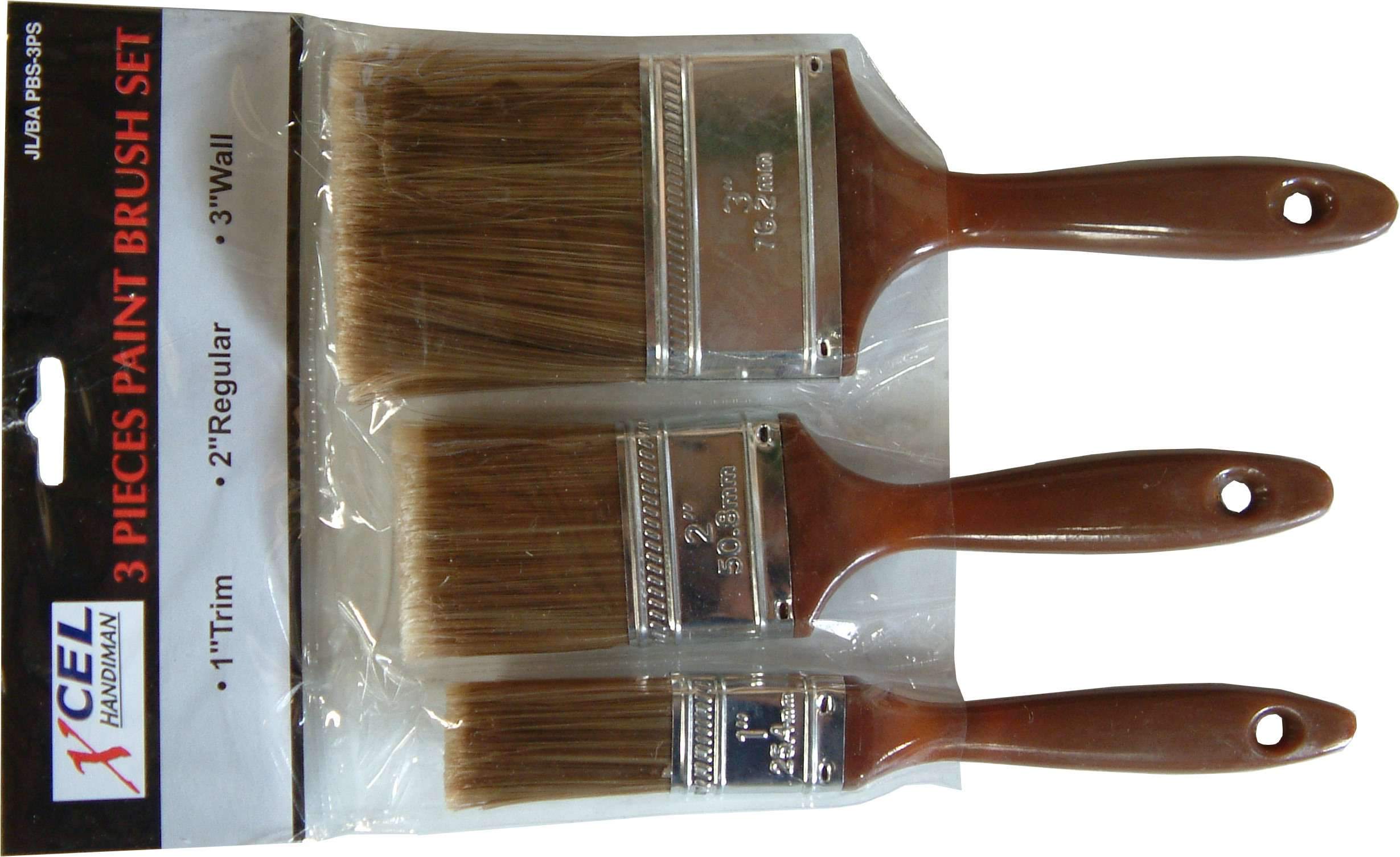 Xcel Paint Brush Set 3pce #PBS-3P