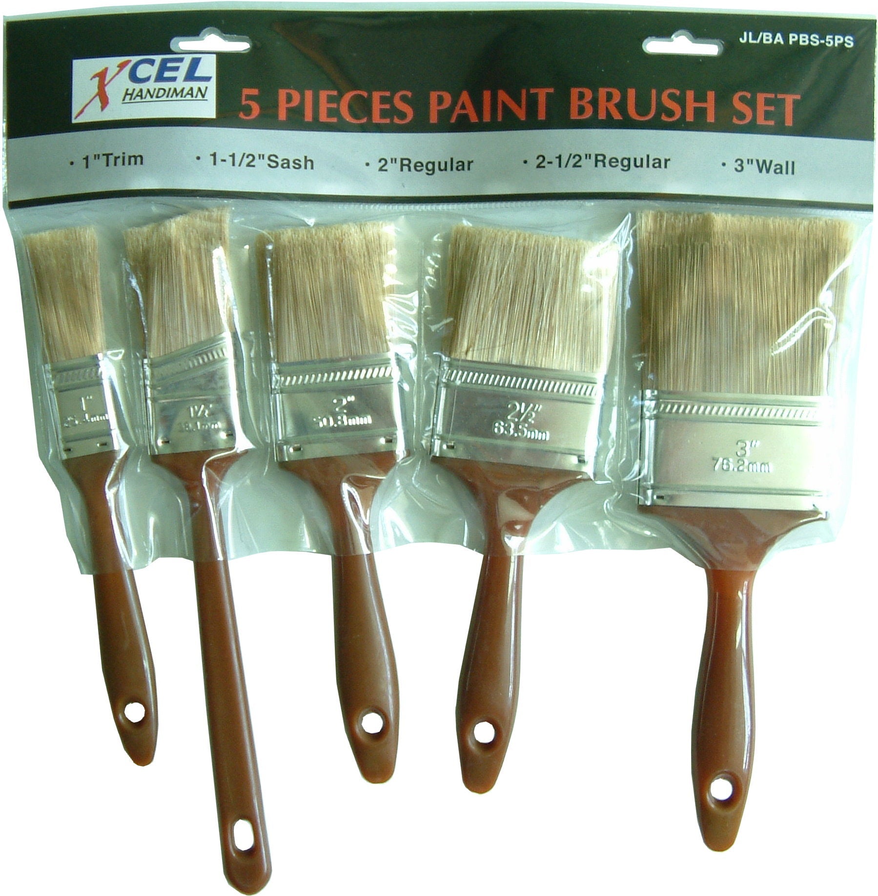 Xcel Paint Brush Set 5pce #PBS-5P