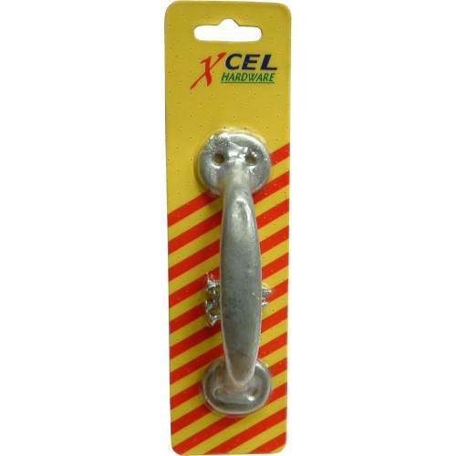 Xcel Garage Door Handle - Galvanised 152mm Carded