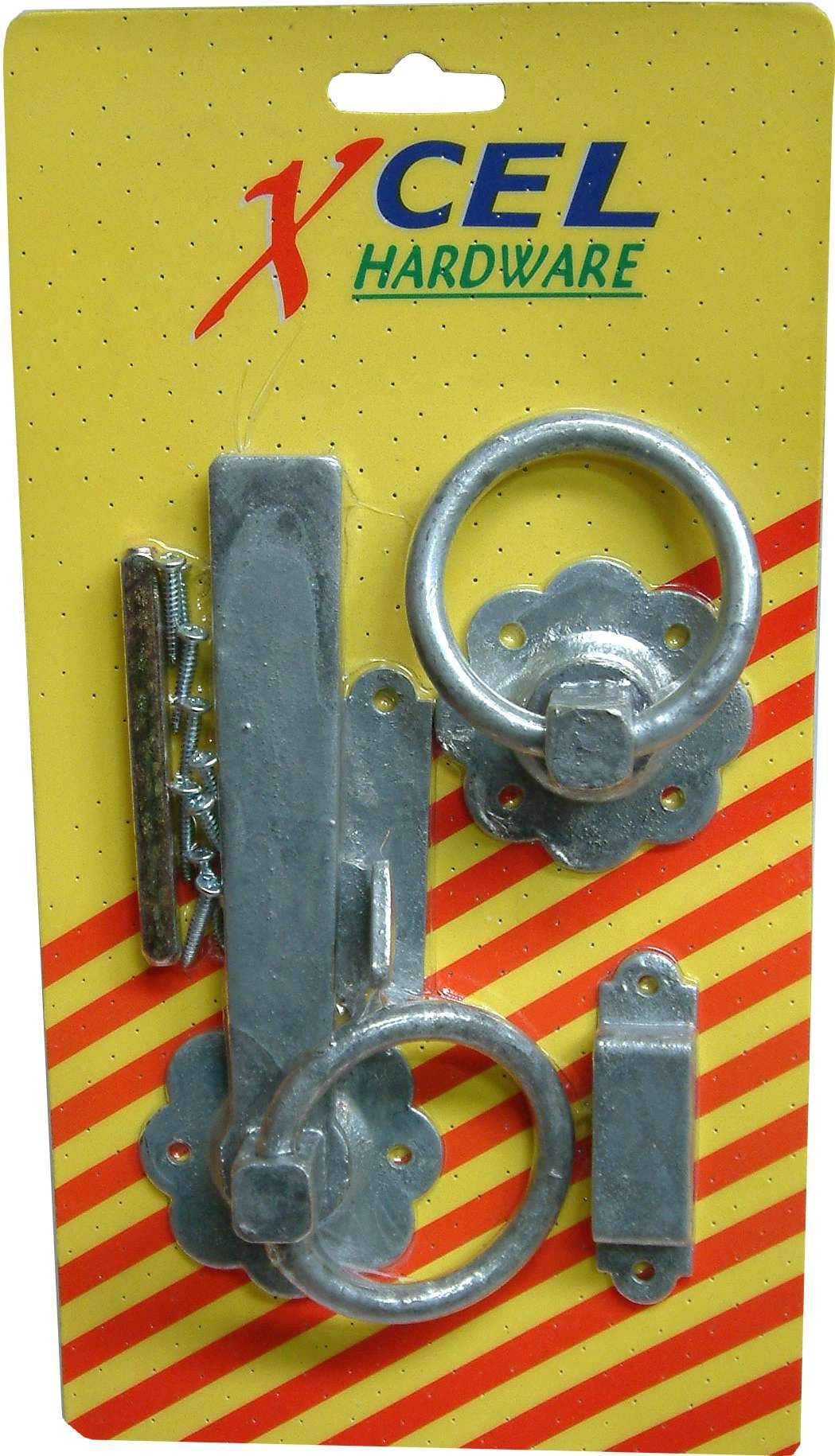 Xcel Ring Gate Latch - Plain Galvanised 152mm Carded