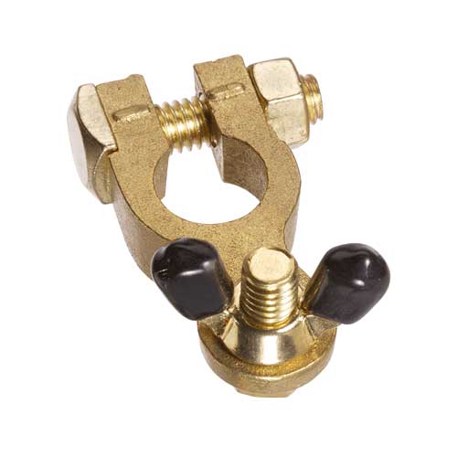 Projecta Brass Battery Terminal Wing Nut Neg