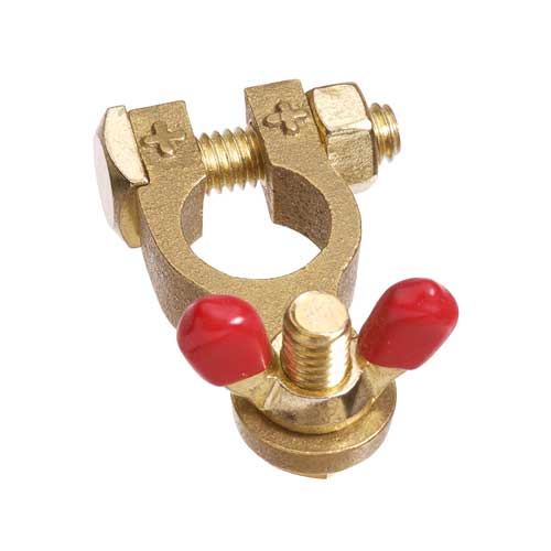 Projecta Brass Battery Terminal Wing Nut Pos