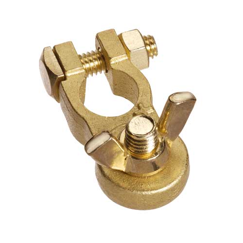 Projecta Term Brass Hd Mrn W/Nut Pos P1