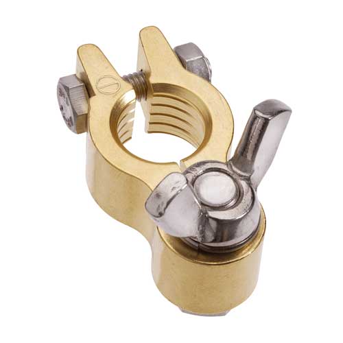 Projecta Term F/Hd Brass W/Nut Neg Pk10