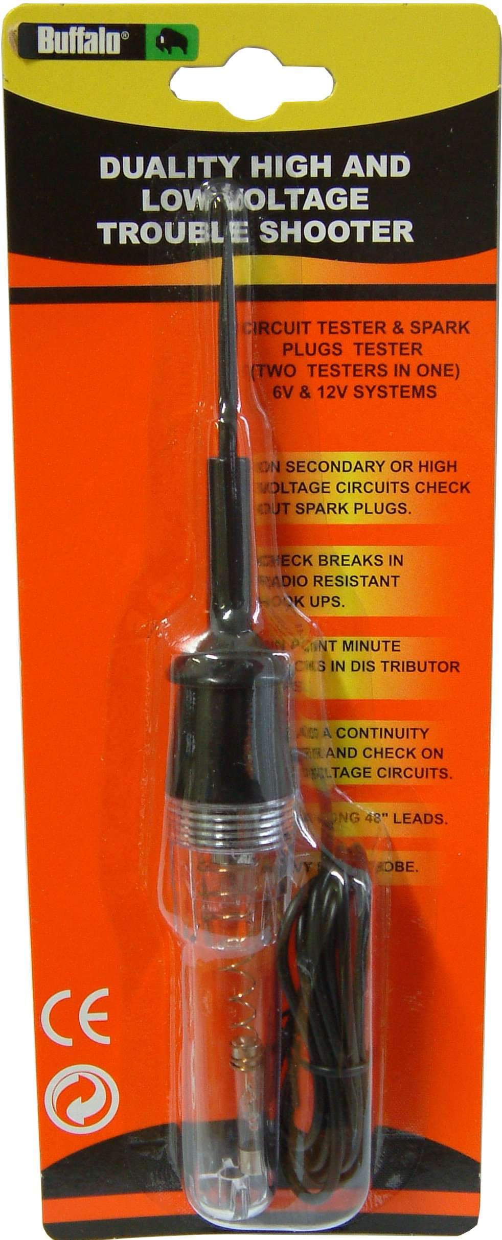 Buffalo Circuit Tester Automotive 6 & 12 Volt