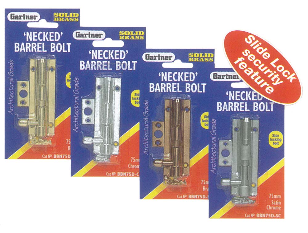 Barrelbolt Necked 100mm S. Chr