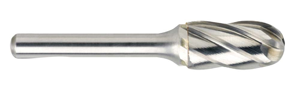 Bordo Burr Non-Ferrous Cylindrical Ball Nose 1/4in Shank 3/8in Sc3