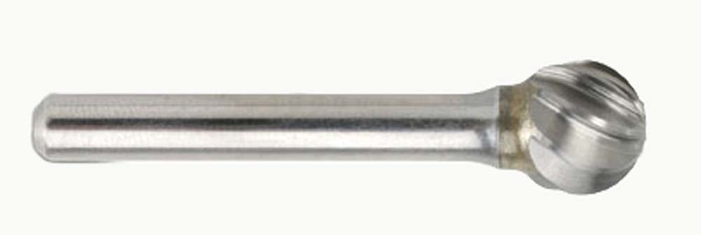 Bordo Burr Non-Ferrous Ball 1/4in Shank 3/8in Sd3