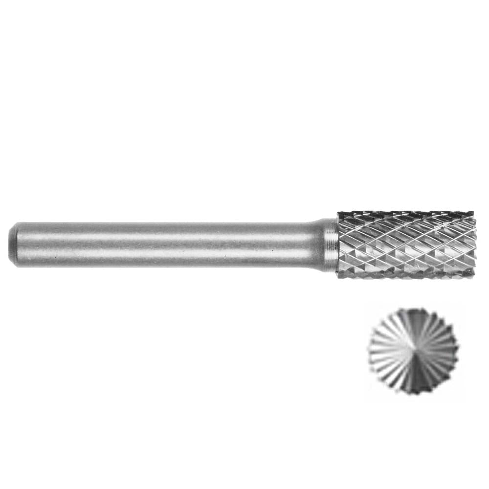 Bordo Burr Cylindrical With End Cut 1/8in Shank 1/4in Sb51