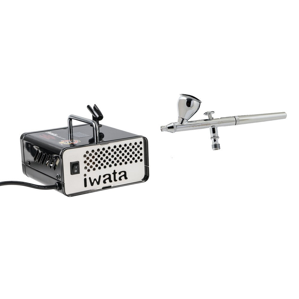 Iwata Air Brush Kit Cake Home Hp.Cn + Is35 Compressor