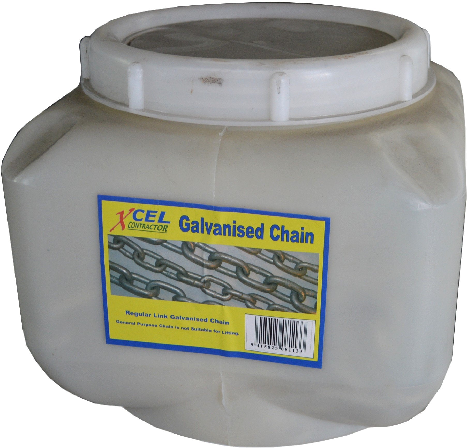 Xcel Electro Galvanised Chain 25kg Polypail = 145m 3mm